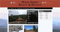 Desktop Screenshot of mainestreetrealty.com